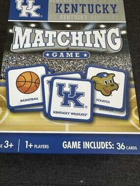 Kentucky Wildcats UK Matching Game MasterPieces 36 Cards Complete NCAA